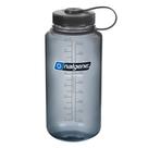 Garrafa de água Nalgene BPA Free Tritan Wide Mouth 950ml cinza