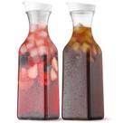 Garrafa de água NETANY 1,5 L com tampa giratória, conjunto de 2 plásticos transparentes