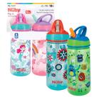 Garrafa de Água Nuby Flip-it Kids 540 ml Kit com 2 Estampadas