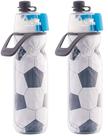 Garrafa de água O2COOL Mist 'N Sip Misting 2 em 1, 600 mL, pacote com 2