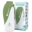 Garrafa de Água para Cachorro LumoLeaf Isolada 800ml Aço Inoxidável