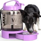 Garrafa de água para cães lesotc 2300ml Taça de viagem portátil