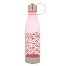 Garrafa de água plástica Silver Buffalo Sanrio Hello Kitty Pastel Star Toss Print com tampa resistente a vazamentos Jarra esportiva grande de plástico Comporta 20 onças