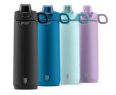 Garrafa de água Pogo Active Vacuum Isolada 530mL Preta