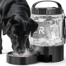Garrafa de água portátil para cães lesotc 2.8L com tigela