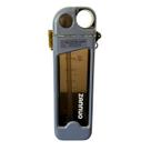 Garrafa de água quadrada de palha com escala elegante garrafa de água personalizada