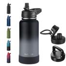 Garrafa de água RUBYFLASK isolada 946mL em aço inoxidável