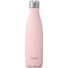 Garrafa de água S'well de aço inoxidável 500 ml de topázio rosa isolada a vácuo