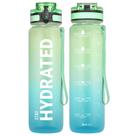 Garrafa de água Sahara Sailor 950 ml Tritan sem BPA com marcador de tempo