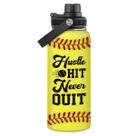 Garrafa de água SANDJEST 946ml em aço inoxidável Softball Design Garrafa de água SANDJEST 946ml em aço inoxidável Softball Design