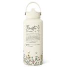 Garrafa de água SANDJEST Best Friend em aço inoxidável 950mL