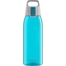 Garrafa de água Sigg Tritan ONE Aqua 1 L à prova de vazamentos, livre de BPA Garrafa de água Sigg Tritan ONE Aqua 1 L à prova de vazamentos, livre de BPA