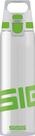 Garrafa de água Sigg Tritan transparente 740 ml com coador para frutas