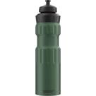 Garrafa de água Sigg WMB 750 ml leve de metal com tampa esportiva