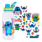 Garrafa de água Silver Buffalo Lilo and Stitch 950 ml com adesivos Garrafa de água Silver Buffalo Lilo and Stitch 950 ml com adesivos