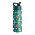 Garrafa de Água Simple Modern Disney Moana Kids 530ml com Canudo
