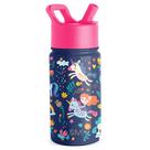 Garrafa de água Simple Modern Kids Summit 414ml com tampa de palha Garrafa de água Simple Modern Kids Summit 414ml com tampa de palha