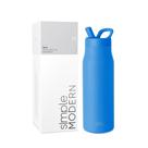 Garrafa de Água Simple Modern Mesa 1L com Tampa de Palha Azul Garrafa de Água Simple Modern Mesa 1L com Tampa de Palha Azul