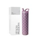 Garrafa de Água Simple Modern Mesa 700ml com Tampa de Palha - Lavanda Garrafa de Água Simple Modern Mesa 700ml com Tampa de Palha - Lavanda