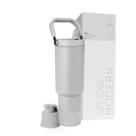 Garrafa de Água Simple Modern Trek Pivot 1,2L - Com Alça - Cinza Gelo