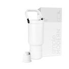 Garrafa de Água Simple Modern Trek Pivot 900ml - Branca - Edição Inverno