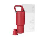 Garrafa de Água Simple Modern Trek Pivot 900ml com Alça Vermelha