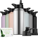 Garrafa de água SIPX 946 ml em aço inoxidável com tripla isolação