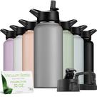Garrafa de água SIPX 950 ml em aço inoxidável com tripla isolação