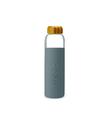 Garrafa de água Soma Glass com capa de silicone 500ml sem BPA