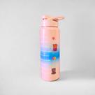 Garrafa De Água Squeeze 750 ML Motivacional Academia Portátil Em Degradê Tie Dye Musculação Trabalho Decorado
