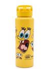 Garrafa de Agua Squeeze Sport 750ml Plástico Várias Estampas modelo:Garfield verde