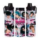 Garrafa de Água Stray Kids Banda K-Pop em Alumínio 750mL
