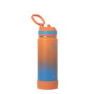 Garrafa de Água Takeya Actives em Aço Inoxidável - 530ml com Canudo