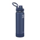 Garrafa de água Takeya Actives isolada a vácuo 650 ml azul meia-noite Garrafa de água Takeya Actives isolada a vácuo 650 ml azul meia-noite