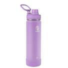 Garrafa de água Takeya Actives isolada a vácuo 650 ml lilás