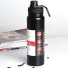 Garrafa de água térmica aço inox esportiva academia