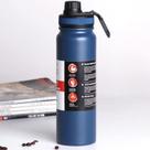 Garrafa de Água Térmica Inox Esportiva Academia Isolada a Vácuo Aço Inox 800ml (Azul)