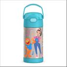 Garrafa de água THERMOS FUNTAINER 12 onças de aço inoxidável para crianças