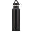 Garrafa de água TOPOKO colorida em aço inoxidável 750mL isolada a vácuo