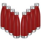 Garrafa de água VEGOND em aço inoxidável 500mL (pacote com 8)