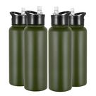 Garrafa de água VEGOND isolada 1.2L em aço inoxidável, pacote com 4