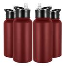 Garrafa de água VQRRCKI isolada 946ml em aço inoxidável, pacote com 4