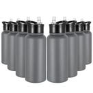 Garrafa de água VQRRCKI isolada 946ml em aço inoxidável, pacote com 8