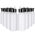 Garrafa de água VQRRCKI isolada 946ml em aço inoxidável, pacote com 8