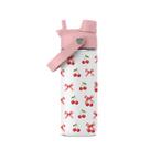 Garrafa de água WWHSAI Cherry 500mL em aço inoxidável isolada