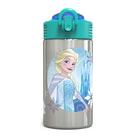 Garrafa de água Zak Designs Frozen Girl SS 460ml em aço inoxidável