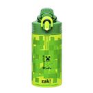 Garrafa de água Zak Designs Sage Minecraft Kids 480 ml com canudo