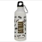 Garrafa de aluminio 500ml c/mosquetao batman 85 anos Garrafa de aluminio 500ml c/mosquetao batman 85 anos