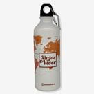 Garrafa de aluminio 500ml c/mosquetao viagem