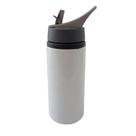 Garrafa de Alumínio Branca Tampa Sport para Sublimação 600ml